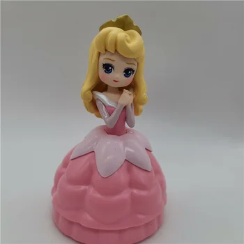 Bandai Princezná Série Roztomilý Posket Tinker Bell Šípková Ruženka PVC Obrázok Modelu Hračka Skutočné Zberateľskú Bábiky Dary