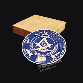Slobodomurárstva Auto znak, Odznak Mason Freemason Veľkosti 3