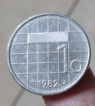 Holandsko 1 Rupiah 25 mm Mince Eú Edition Európa Reálne Pôvodná Používané Mince Staré Náhodné Rok