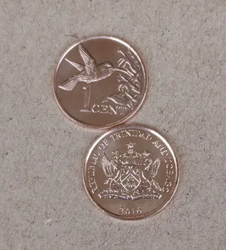 Trinidad a Tobago 1 cent18mm Amerike Mince Nový, Originálny Mince Unc Pamätné Vydanie Real