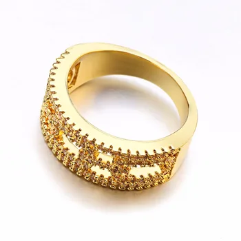 Jasné, CZ Kubický Zirkón Prst Prstene Pre Ženy Zapojenie Duté kórejský Trend Rose/Zlatá/Strieborná Farba Príslušenstvo Šperky