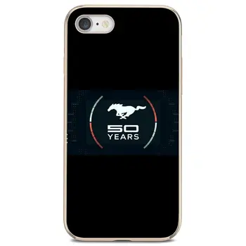 Pre iPod Touch, iPhone 10 11 12 Pro 4S, 5S SE 5C 6 6 7 8 X XR XS Plus Max 2020 Silikónové puzdro Ford-Mustang-kôň-logo