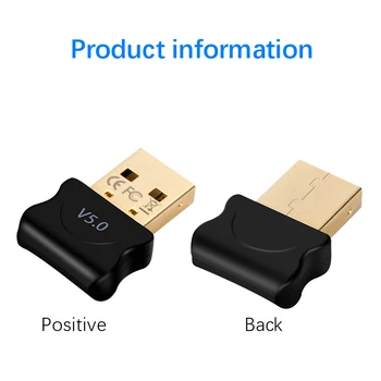 USB Bluetooth-Kompatibilné 5.0 Adaptér Vysielač, Prijímač, Zvukový Modul Bezdrôtového Adaptéra USB Pre PC, Notebook Údaje Dongle Prijímač
