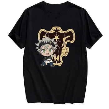 CLOOCL Anime Black Ďatelina Bavlna T-Shirts 3D Vytlačené Harajuku Ležérny Štýl Hip Hop Tees Mikina Zábavné Čierne Bavlnené Oblečenie