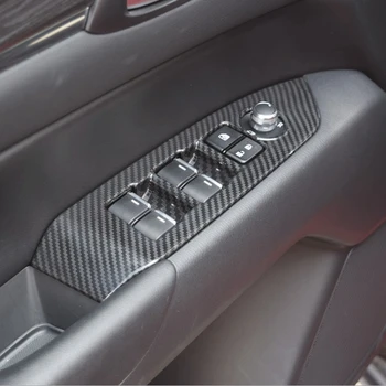 TOP -pre Mazda Cx-5 Cx5 2017-2020 LHD Auto Okno Výťah Prepnúť Panel Rám, Kryt Výbava Nálepky Dekorácie autopríslušenstvo