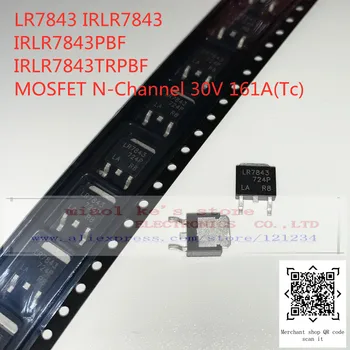 [10pcs]Nový, originálny; IRLR7843TRPBF IRLR9343TRPBF IRLR7843PBF IRLR9343PBF LR7843 LR9343 - MOSFET N Kanál DPAK/NA-252