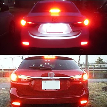 IJDM Nárazníka LED Reflektor Svetlá Na Mazda 3 5 6 Funkciu ako Chvost,Brzdy & Zadné Hmlové Svetlá,Vypnite Svetlo Na Mazda 3 Zadné bočné obrysové