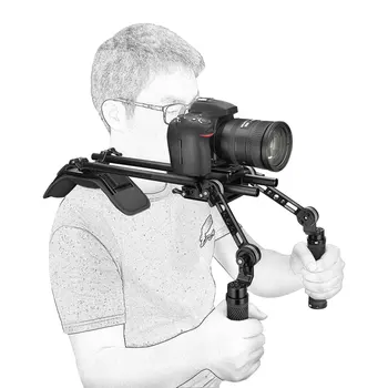 KIMRIG Rameno Namontujte Plošinu Kit pre Štandardné úzko spájat Základná Doska & QR Posuvné Acra Doska Pre Univerzálne Zrkadlovky Videokamery