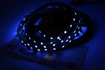 Super Jasné 5M UV žiarenie Ultrafialové Led Pásy Svetla, DC12V 5050 300Leds Fialová IP20 LED Páse s nástrojmi Ťuknite na položku String Svetlo Lepšie Ako 3528