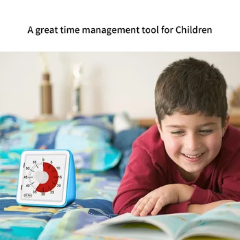 60 Minút Analógový Visual Časovač Tichý Časovač Hodiny Time Management Nástroj Pre Deti Deti Dospelí Visual Analog Časovač таймер