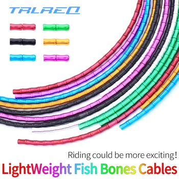 TRLREQ 1.9 Metrov požičovňa brzdy bývanie pre MTB, road bike rybie kosti brzdy shift kábel ultralight CNC brzdové sady