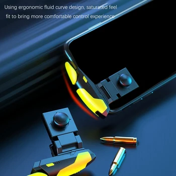 Mobilný Herný ovládač pre Pubg na Jedno Kliknutie Dressup s Ovládača Rukoväť Ovládač pre Android Telefónu iPhone Gamepad