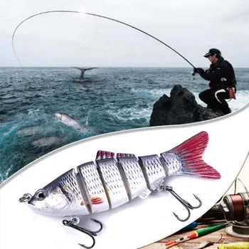 Rybolovná Lure 10 cm 18 g Umelé Návnady Realisticky Spoločné Falošné Návnadu 3D Oči S 2 Hákmi Rybárske Návnady Riešiť Geer