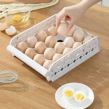 Shockproof Odolné teplotám Vajcia Úložný Box PP Vajcia Organizátor Dobre Chrániť pre Domáce