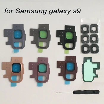 Pre Samsung Galaxy S9 G960 G960F G960FD G960U Pôvodné Telefónne Bývanie, Nový Zadný Fotoaparát Sklenený Objektív Zadnej Kamery Bezpečnostné Sklo + Nástroje