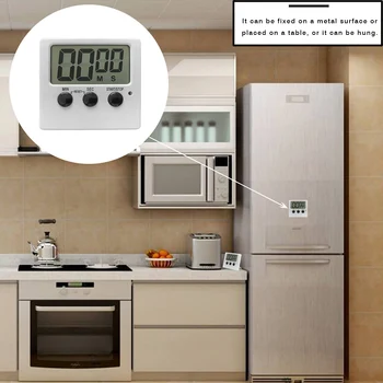 Varenie, Pečenie Časovač Domácej Kuchyni Digitálny LCD Displej Časovač Maturitné Skúšky Cvičenie Alarm