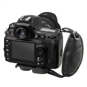 Zrkadlovka Zápästie Ruky Pás potítka 1/4 Rýchle Uvoľnenie Doska pre Canon Pre Nikon, Sony Nikon Kožené Hnedé Možnosť E6