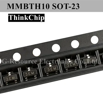 (100 ks) MMBTH10 SOT-23 NPN Kremíka VHF/UHF Tranzistor navrhnuté (Označenie 3EM)
