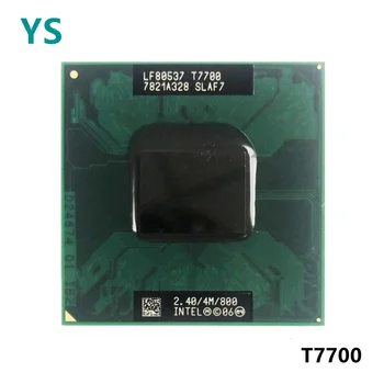 Intel Core 2 Duo T7700 SLA43 SLAF7 2.4 GHz Dual-Core Dual-Niť CPU Procesor 4M 35W Socket P