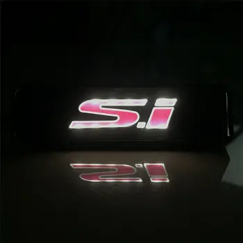 1x Si LED Logo, Znak Auto Prednej Mriežky Odznak Osvetlené Nálepky Svetlo na Honda CIVIC NAPR. EP3 BB