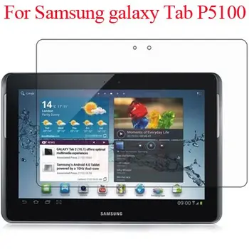 Jasné, Lesklý LCD Screen Protector Ochranná Fólia pre Samsung Galaxy Tab 2 Tab2 10.1 P5100 P5110