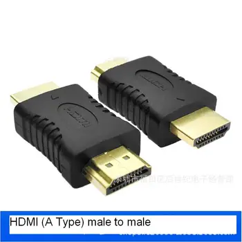 2pack 180 stupňov adaptér hdmi ZLATO HDMI SAMEC na HDMI SAMEC Konektor Adaptéra výška quanlity adaptér hdmi