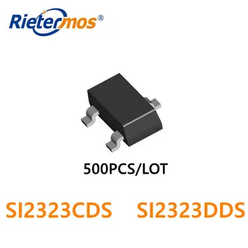 500PCS SI2323CDS-T1-GE3 SI2323CDS SI2323DDS-T1-GE3 SI2323DDS SI2323 PMOS 20V SOT23 vyrobené v Číne