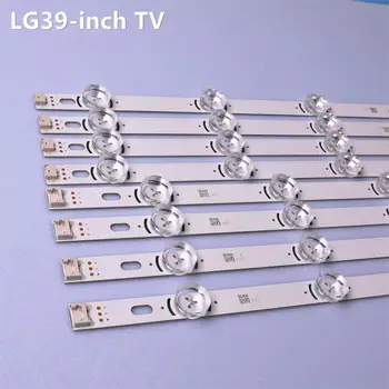 Nový 1kit =8pcs(4A+4B) LED podsvietenie bar pre TV 39LN5400 39LA6200 HC390DUN-VCFP1-21X LG innotek POLA 2.0 POLA2.0 39