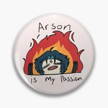 Arson Je Moja Vášeň 【Prispôsobiteľné] Vyzýva Soft Tlačidlo Pin Cartoon Oblečenie Odznak Milenca Šperky Brošňa Metal Fashion Kreatívny Darček Golier