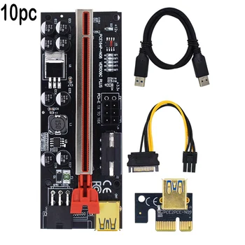 1-10PCS 3 v 1 6Pin PCI, PCIE Stúpačky 009s Plus VER009s PLUS Stúpačky PCI Express Rozšírenie PCIE X16 Stúpačky Karty