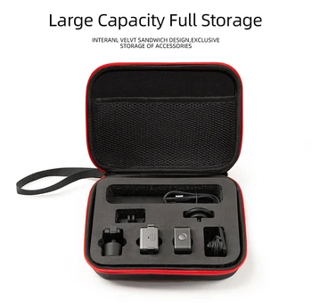 športové kamery taška Prenosná prípade batérie modul/base/Kábel Úložný Box pre DJI Akcia 2 kamery Príslušenstvo