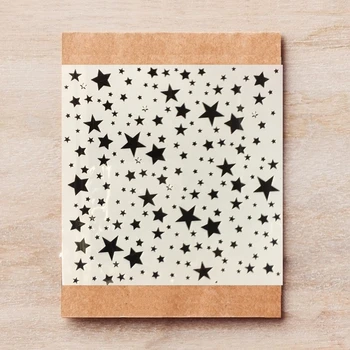 14*13 cm Hviezdy DIY Vrstvenie Blany Maľovanie Zápisník Sfarbenie Razba Album Dekoratívne Šablóny