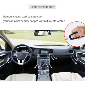 EASYGUARD PKE auto alarm systém smart auto štart tlačidlo štart & touch zadanie hesla hopping kód vibrácií univerzálny alarm