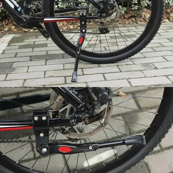 Univerzálny Nastaviteľný Stojan MTB Bike Cyklistické Parkovanie Kop Stojí Nohu Rack Rovnátka Mount Strane Podporu Požičovňa Diely Príslušenstvo