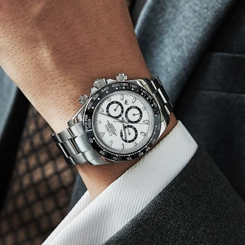 2021 Nové CADISEN Pánske Hodinky Luxusné náramkové hodinky mechanické hodinky pre mužov automatické hodinky muži, 100M Vodotesné nehrdzavejúcej ocele hodiny
