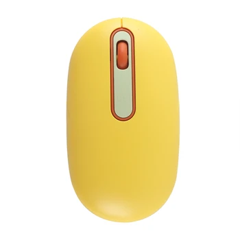2.4 G Wireless Mouse Candy Farby Nabíjateľná Stlmiť Mause S USB Prijímač Ultra Tenký Mini Počítača, Myš pre Notebook Ploche