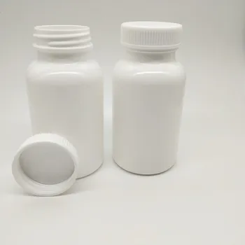 Doprava zadarmo 10pcs/veľa 150 ml bieleho kolo HDPE plastu medicíny pilulku fľaša so skrutkovacím uzáverom, 150cc 3 oz plastové pilulku fľaše