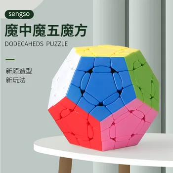 Shengshou Sengso Meagminx Magic Cube Dodecaheds Profesionálne Neo Rýchlosť Puzzle Cubing Relaxačná Vzdelávacie Cubo Magico Hračky