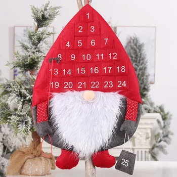 Vianočný Kalendár Rudolf Vianočný Strom Vianočný Kalendár Adventný 24 Deň, Časovač, Kalendár nástenný Kalendár DIY Domova
