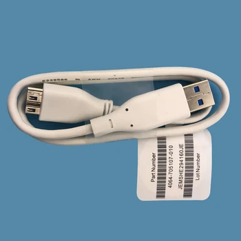 Originálne USB 3.0, Micro USB 3.0 HDD disk kábel pre WD My Passport triple-tienené 45 CM v bielej farbe