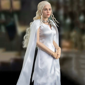 ThreeZero 3Z0146 1/6 Dragon Matka Daenerys Emilia Clarke 2.0 12-palcový Hnuteľného Žena Bábkové Plný Nastaviť Akciu Obrázok Na Sklade