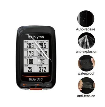 3ks Soft Clear Screen Protector Kryt Ochranný Film Pre Bryton Rider 310/330 R310 R330 GPS Bike Počítača Screen Protector