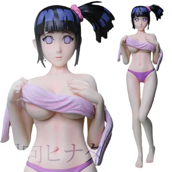 25 cm Naruto Anime Obrázok Hinata Hyuga Kúpele Sexy Plavky Anime Zberateľskú Decoracion Figúrka Hračky PVC Model Bábiky Dary