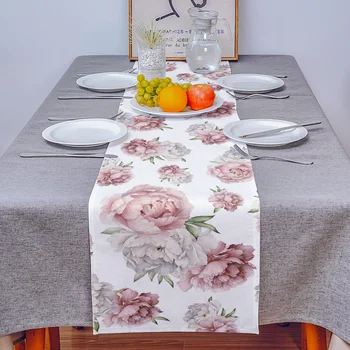 Vintage Kvety Akvarel Moderné Stolové Prestieranie Dovolenku Strany Svadobné Dekorácie Obrus Obývacia Izba, Jedálenský Stôl A Príslušenstvo