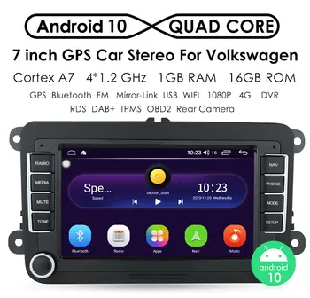 Android Auto Stereo Multimidia Prehrávač pre VW Golf 5 Passat, Polo Sedan CC Vozeň Amarok Estate Škoda Yeti, Seat Altea autorádia GPS