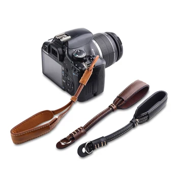 Fotoaparát Kožený Remienok na Ruku Kovovým Krúžkom Zápästie Pre Sony, Olympus Nikon Canon EOS R 4000D 1300D 800D 750D Fujifilm X-T3 T2