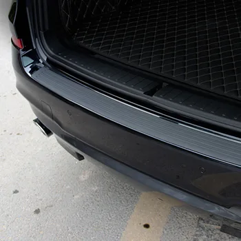 Gumené Pásy Auto Zadný Nárazník Šúchať Ochranné Parapetné Dosky Pedálov batožinového priestoru Zaťaženie Okraja Nálepky Kryt Výbava Pre BMW Benz Audi Volkswagen