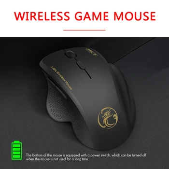 IMice G6 2.4 GHz Wireless Mouse 6 Tlačidiel 3 Úroveň 1600 DPI Nastaviteľné Ergonomické Vertikálne Myši Gaming Myš pre Notebook Ploche