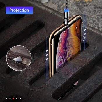 Univerzálny Magnetický Nabíjací Kábel Micro USB, Typ C Nabíjačka Pre iPhone, Samsung Android Prenosné Rýchle Nabíjanie Mobilných Telefónov Kábel