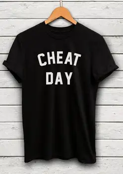 CHEAT DEŇ tumblr grafické Listy, Výtlačky T-Shirt Sexy Letné Štýl Tee Bavlnené Oblečenie tričko Ženy, Topy, Pulóvre Tees
